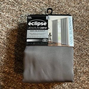 Eclipse blackout curtains. NEW